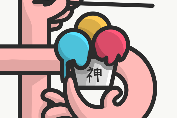 Asian Way to eat ice cream_tillustrator