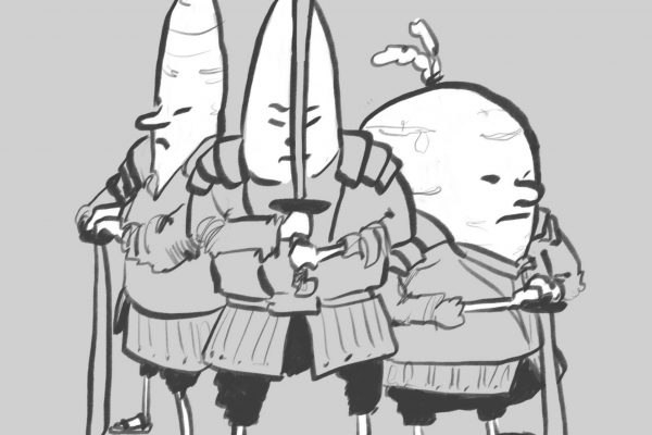 Samurai Gemüse_tillustrator